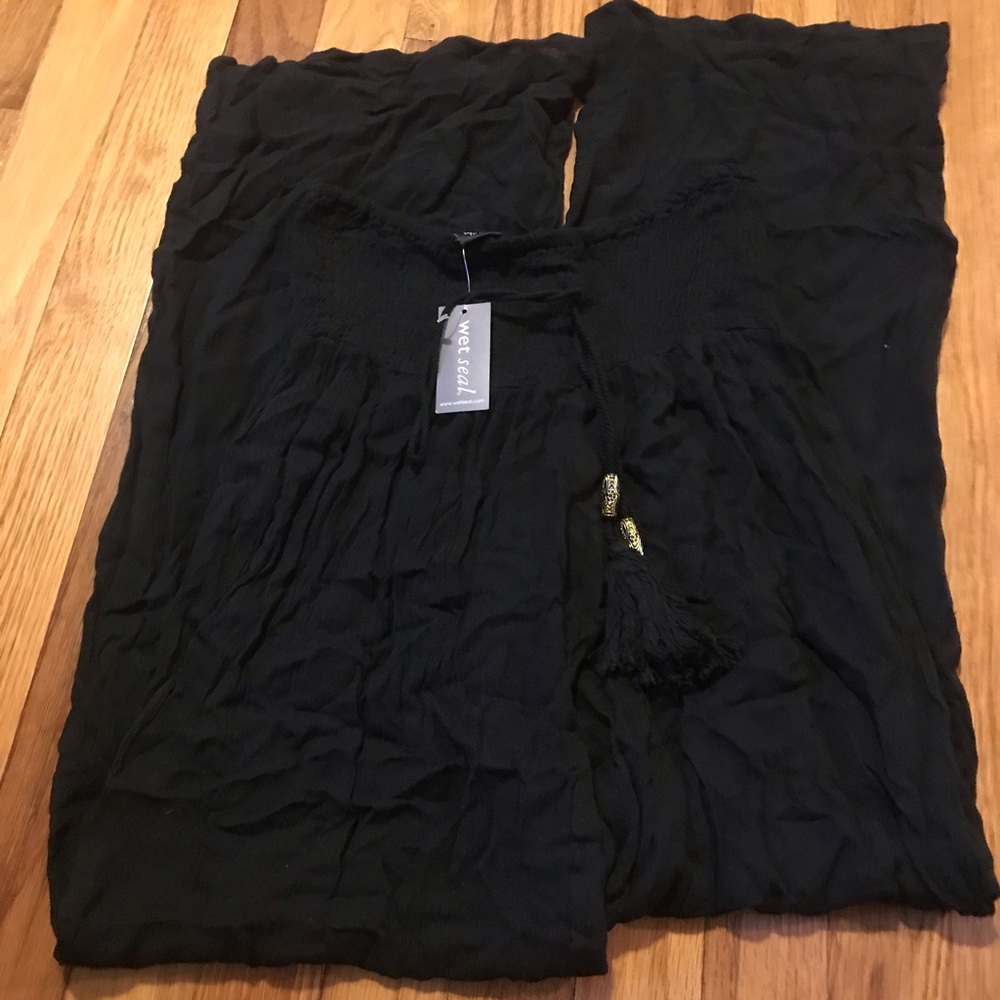 NWT Wet Seal Black Bottoms